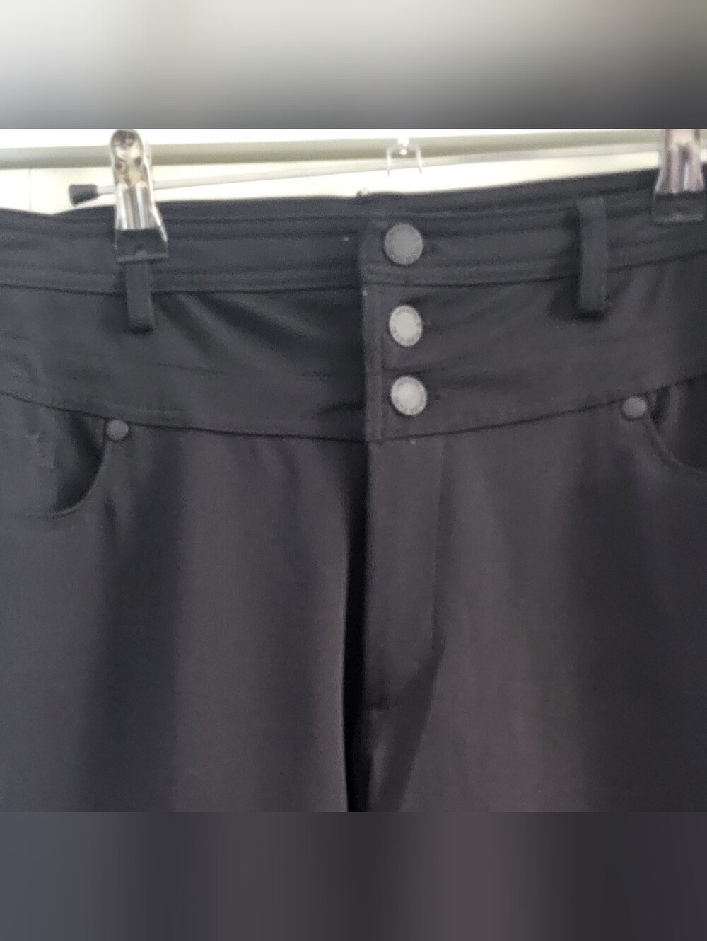 Karl Lagerfeld Black Women's 3 Button Pants - 12 EUC - Picture 2 of 4